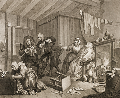 Moll Dying of Syphilis William Hogarth